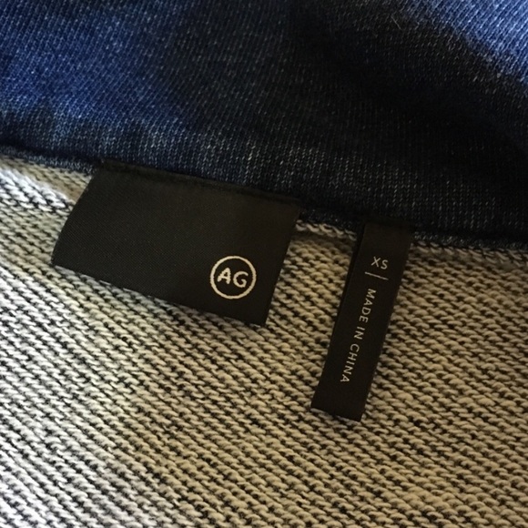 Ag adriano goldschmied dode indigo terry jacket - Picture 9 of 11